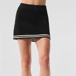 Alo Tennis Club Sweater Knit Skirt